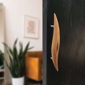 Manija de Puerta Grande de Madera Resistente y Elegante, Fabricada con Madera de Primera Calidad, Diseño Costero, Ecológica, Ligera, para Uso en Interiores - Product Image 2