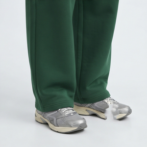 Ensemble de survêtement de maternité pour femmes, vert, sweat à capuche demi-zippé avec poches latérales, coupe ample, survêtements de maternité pour femmes - Product Image 4