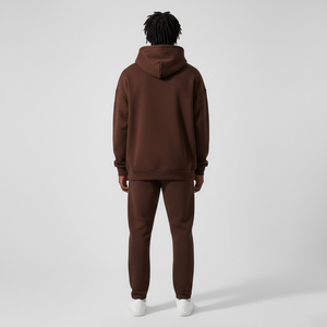 Sudadera con Capucha de Forro Polar para Hombre, de Alta Calidad OEM, Estilo Urbano, 100% Algodón, Tallas Grandes, Teñido Liso, Oversize, con Bordado y Cuentas - Product Image 2