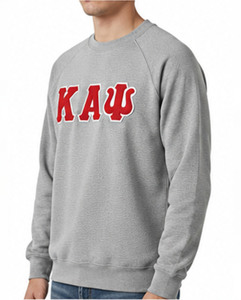 Custom Sorority <b>Men's</b> Hooded Sweatshirts-370g Quick Dry Breathable Winter Embroidered Knitted Greek Letter Designs College - Product Image 3