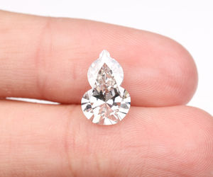 Diamante de laboratorio de alta calidad de 2.80 CT, CVD/HPHT, corte reina de ajedrez personalizado, VVS-VS, perforado con láser, suelto, para joyería. - Product Image 4