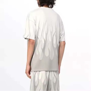ELEGANT CORPORATION Nouveauté 2026 Ensemble T-shirt à manches courtes et short pour homme, imprimé par transfert thermique, uni, décontracté, respirant, personnalisé, pour l'été - Product Image 5