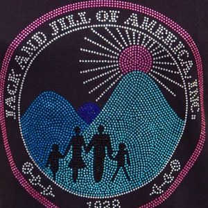 Camiseta Jack and Jill Bling Tee con diseño redondo y adornos de diamantes de imitación para hombre, elegante, de manga corta, informal, a la moda, estilo urbano, premium - Product Image 3