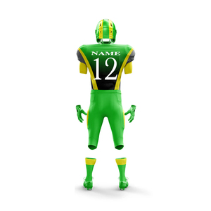 Uniforme de Fútbol Americano Corto Personalizado de Alto Rendimiento, Transpirable, de Secado Rápido, para Equipos Profesionales, Unisex, 100% - Product Image 3