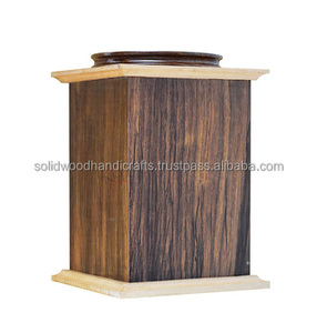 Urnas de madera profesionales para adultos con cenizas humanas que admiten urnas de madera personalizadas - Product Image 1