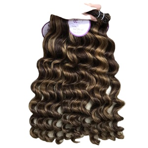 Vente en gros 12A Échantillon gratuit 100% naturel Cheveux humains vierges de vison non traités, brins alignés sur les cuticules, textures Kinky Straight et Ondulation naturelle - Product Image 1