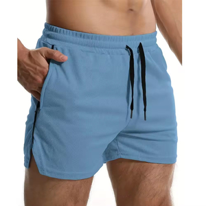 <b>Men's</b> Workout Fitness Gym <b>Compression</b> <b>Shorts</b> Breathable Quick Dry Anti-Wrinkle Mid Waist Drawstring Closure Pockets Casual - Product Image 1