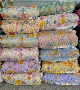 Tissu Jimichu de Qualité Export, Doux, Poids Moyen, Brodé, Mélange de Soie, Rayé, pour Tenues de Mariage, Vêtements Ethniques, Sarees, Kurtis et Robes pour Filles - Product Image 3