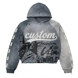 Wholesale Custom Hoodie Campus Hoodie French Terry Premium Cotton Fast Delivery Supply - Product Image 3