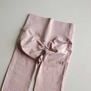 Leggings Deportivos Sin Costuras para Mujer, Cintura Elástica, Levanta Glúteos, Pantalones de Yoga para Fitness, Leggings Scrunch para Gimnasio - Product Image 5