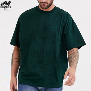 Vente directe usine – T-shirt homme oversize 100 % coton tricoté, séchage rapide, respirant, très populaire, faible MOQ - Product Image 3