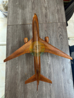 Maquette en bois Boeing 777, kit d'assemblage, fabriquée en usine au Vietnam / Modèle d'avion en bois B777, artisanat vietnamien