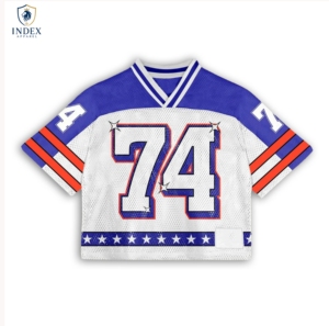 Maillot de football américain personnalisé professionnel, respirant, pour fans, vêtements de sport d'équipe, vente en gros, usine - Product Image 1