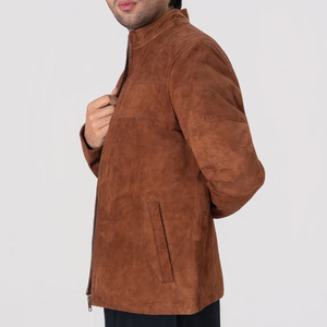 Freddie <b>Men</b>’s Brown Vinatge <b>Leather</b> <b>Jacket</b> - <b>Jacket</b> Brown - Product Image 3