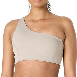 Top Deportivo Corto para Mujer, Sujetador Deportivo de Alto Impacto, Espalda Cruzada, Relleno Extraíble, Sin Costuras, Transpirable, Nailon y Elastano, para Yoga, Gimnasio, Fitness - Product Image 1