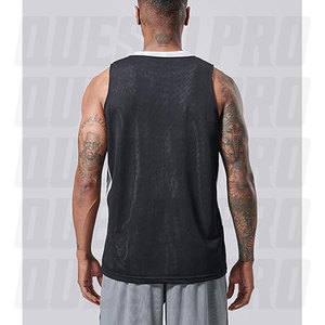 Maillots de basket-ball réversibles de qualité professionnelle, séchage rapide, respirants, vêtements de performance, toutes tailles, grandes tailles, uniformes d'équipe personnalisés, chemises - Product Image 5