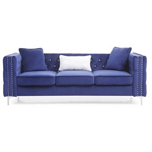 Divano Blu Paige G829A S di Glory Furniture, Elegante Arredamento per Soggiorno - Product Image 3