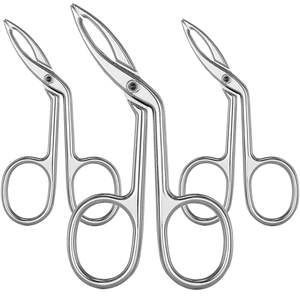 Pince à épiler pour sourcils faite à la main, en acier inoxydable, pince à épiler de précision noire, ensemble de pinces à épiler à pointe droite, 3 pièces - Product Image 3