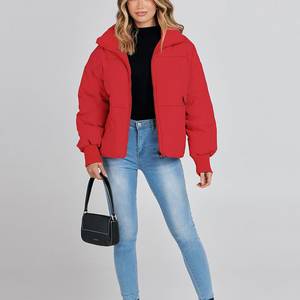 Manteaux d'hiver de haute qualité pour femmes, vente en gros, meilleurs manteaux en duvet, grande capuche en fourrure, épais, chauds, en coton, coupe-vent, grandes tailles - Product Image 6