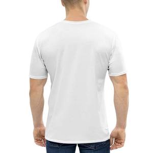 Camiseta de Manga Corta para Hombre, Cuello Redondo, con Estampado Sólido, Transpirable, Tejida, 100% Algodón, Casual, Ecológica, de Secado Rápido, Corte Holgado - Product Image 2