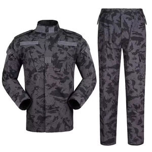 Uniforme de Camuflaje Transpirable de Secado Rápido, Conjunto de Camisa y Pantalones Unisex de Poliéster y Algodón, Ropa para Senderismo y Entrenamiento al Aire Libre - Product Image 1