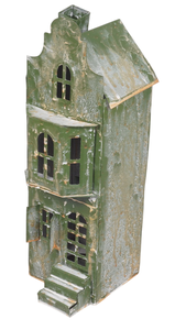 Casa para Pájaros de Metal Galvanizado Hecha a Mano y Personalizada, Adorno Navideño Metálico - Decoración Moderna y Ecológica de Fábrica AB Collections - Product Image 6