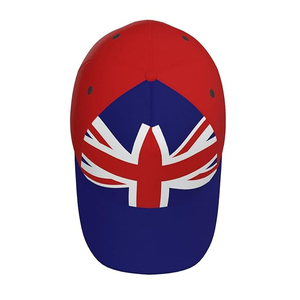 Gorra de béisbol deportiva personalizada de 6 paneles, blanca, unisex, de poliéster/algodón, con bordado, perforaciones láser y parche de goma. - Product Image 2