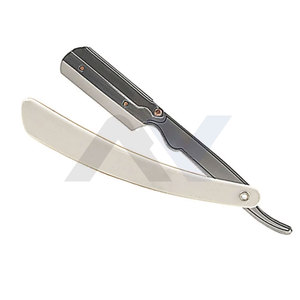 Navaja de Afeitar Recta de Acero Inoxidable para Hombre - Navaja de Una Sola Filo Premium para Afeitado Profesional en Barberías - Product Image 3