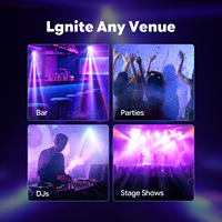 U`King 6 Bras 150W Projecteur à Tête Mobile Effet Laser Stroboscopique Lumière DMX Scène DJ Disco Fête Bars Spectacle Lumières LED à Faisceau