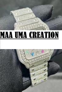 luxury <b>watch</b> VVS Moissanite Diamond Business <b>Watch</b> Stainless Analog Dial Display Automatic Movement - Product Image 2