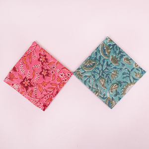 Pañuelo Cuadrado de Algodón Estilo Bohemio con Estampado Floral, Multifuncional, para Yoga, Cinta para la Cabeza, Muñequera, Unisex, para Mascotas - Product Image 3