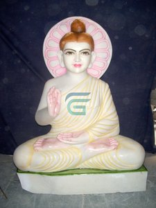 Statue de bouddha en pierres naturelles - Product Image 4