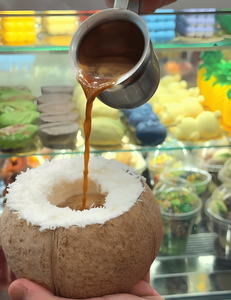 Tazón de Cáscara de Coco Natural para Affogato y Gelato, Taza Ecológica para Postres de Cafetería, Vajilla Rústica para Cafetería, Taza Ideal para Instagram - Product Image 4