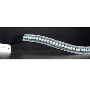 สายรัดคิ้วบังเหียนสำหรับแข่งหนังเนื้อนุ่ม - Product Image 2