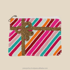 For Heart Beaded Coin Purse Handmade Zipper Pouch Custom Embroidery Mini <b>Wallet</b> Large Capacity Eco-Friendly <b>Small</b> Gift Girls - Product Image 6