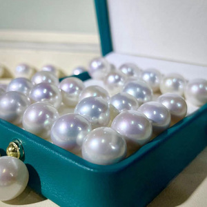 Perlas Sueltas Hechas a Mano, Color Natural, Acabado Espejo, Luz Intensa Comparable a las Perlas Blancas Australianas - Product Image 3