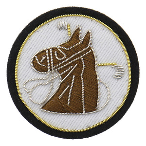 Broches et badges brodés à la main de haute qualité, motif coq français, avec fil de cuivre, pour casquettes et revers - Product Image 3