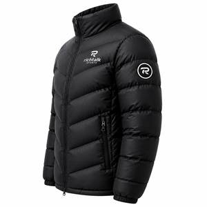 New Style Men Puffer Jacket Front Stand Collar Winter Soft Warm <b>Fabric</b> Comfortable Durable Material Breathable Eco-Friendly - Product Image 3