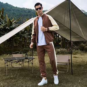 Latest Style Winter Casual Solid Unisex Regular Fit 100% Cotton Anti-Bacterial <b>Tracksuits</b> Sportswear Custom Logo - Product Image 5