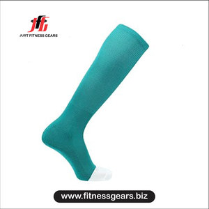 Just Fitness Gears Solid Color Knee High <b>Compression</b> <b>Socks</b> for Adults Summer <b>Running</b> Workouts Breathable Spandex Polyester - Product Image 2
