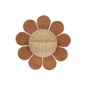 Cesta Colgante Decorativa de Mimbre Boho Creativa para Bodas, Maceta de Pared de Mimbre con Girasoles, Soporte Rústico para Flores para Escenario de Fiesta Nupcial - Product Image 3
