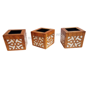 Quemador de Bakhoor de Resina y Madera Premium Hecho a Mano con Incrustaciones de Hueso y Madreperla, Incensario de Lujo, Regalo para Hombres Árabes - Product Image 6