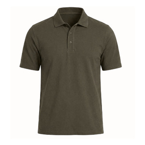 Camisa polo para hombre con botones, manga corta, de alta calidad, ODM, poliéster, impresión de logotipo personalizado, tela transpirable - Product Image 6