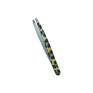 Pince à épiler pour sourcils à pointe fine et biseautée, antistatique, réutilisable, instrument de toilettage de précision, fournisseur OEM ODM, acier inoxydable - Product Image 2
