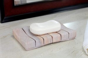 Porte-savon de luxe en marbre naturel, fait main, en pierre, décoratif, pour salle de bain, comptoir de cuisine, lavabo et meuble-lavabo - Product Image 6