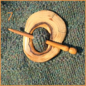 Épingle à cheveux en bois écologique faite à la main, artisanat en bambou et en bois, accessoire pour cheveux - Product Image 1