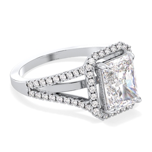 Bagues de fiançailles REYES, nouveau design, argent sterling 925, diamants HPHT CVD cultivés en laboratoire pour femmes, bijoux plaqués or 14 carats sur mesure - Product Image 3