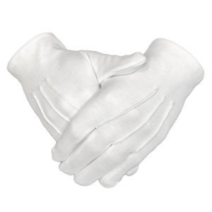 Gants de travail en coton grainé de chèvre avec manchette renforcée, tissu en coton interlock, respirants, résistants à la chaleur et au froid, stériles, de haute qualité - Product Image 3