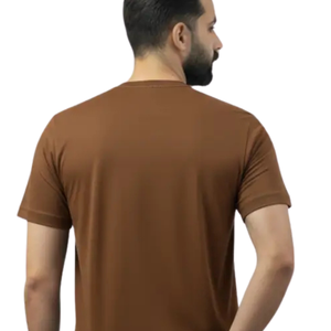 Camiseta de Cuello Redondo para Hombre, Corte Regular, Manga Corta, Estilo Casual Básico, Ropa Urbana, Venta al Por Mayor, Personalizable, Moda Diaria - Product Image 4