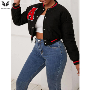 With Wholesale Rate Comfortable Unique Design Best Supplier Loose Fit <b>Long</b> Sleeve Outerwear College Baseball Varsity <b>Jackets</b> - Product Image 6